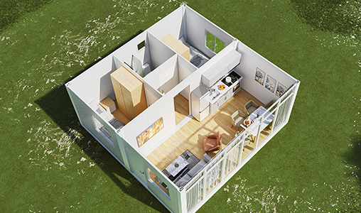 快速安装·循环利用：打包箱式房屋的实用革新与便捷之道